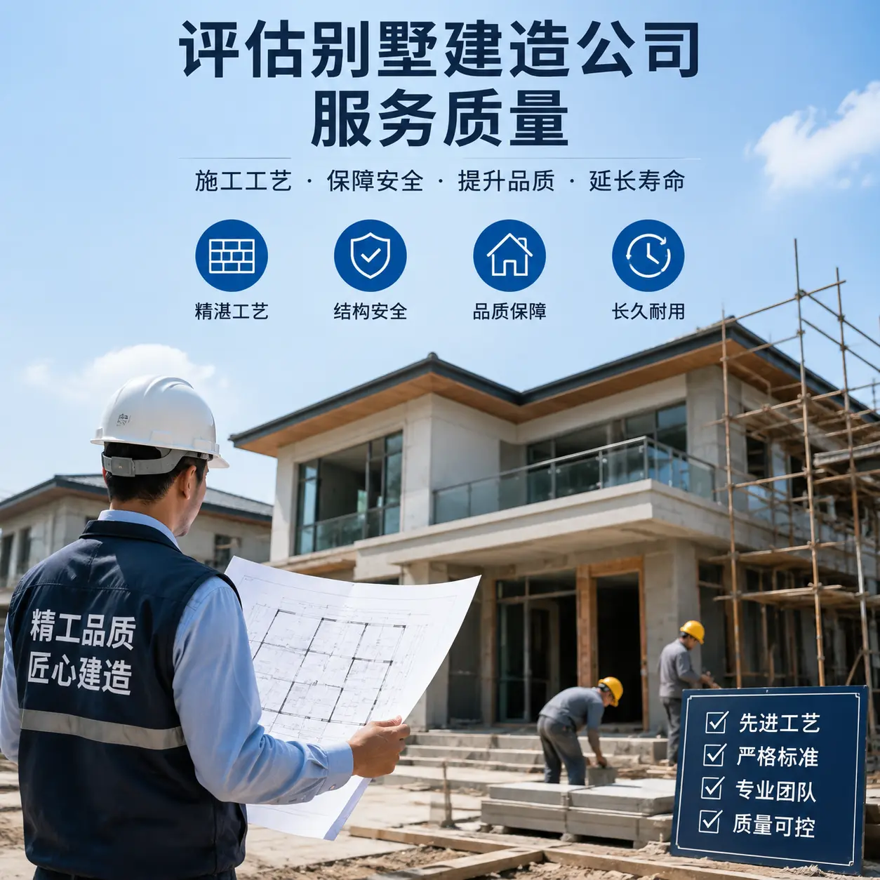如何评估 云岩 别墅建造公司的服务质量？