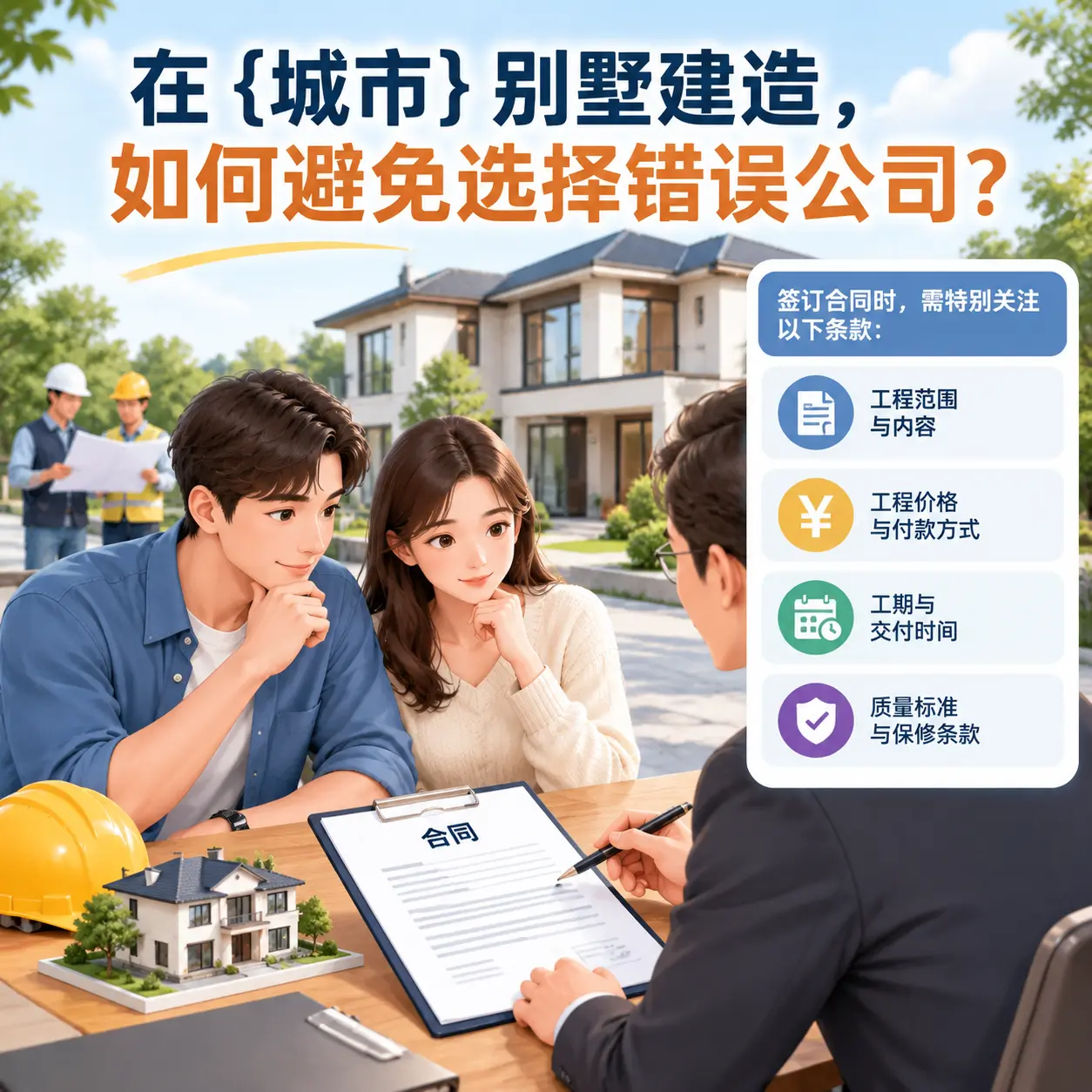 在 云岩 别墅建造，如何避免选择错误公司？