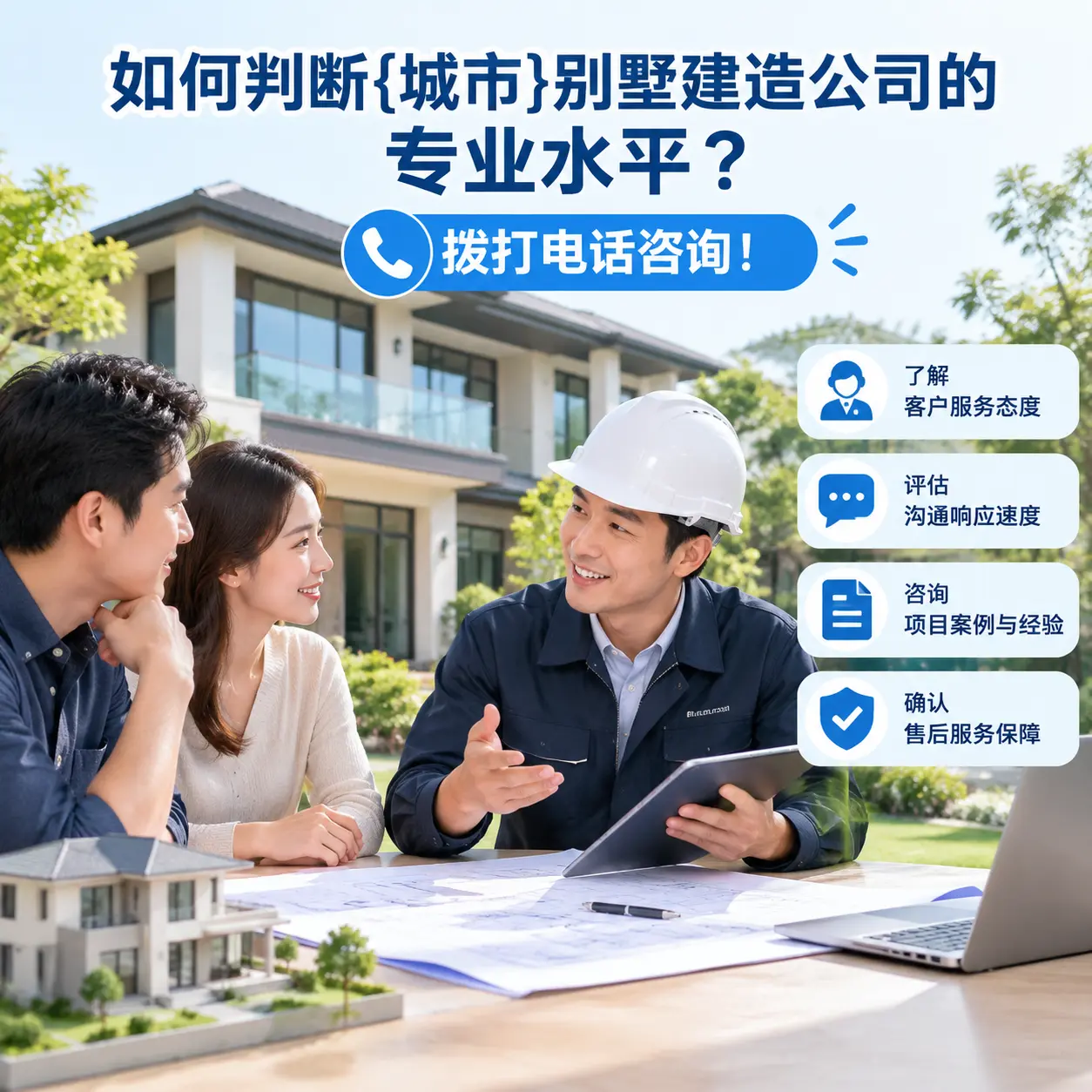如何判断云岩别墅建造公司的专业水平？拨打电话咨询！
